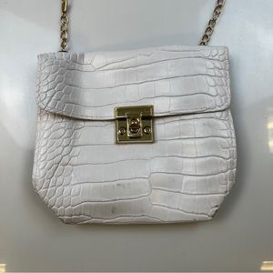 White Leather Bag